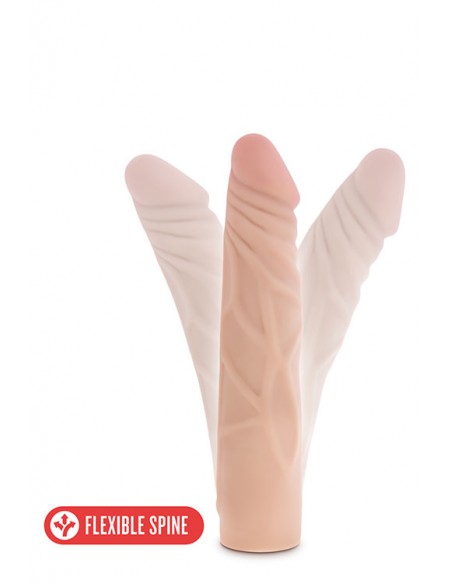 X5 PLUS 7.5INCH COCK WITH FLEXIBLE SPINE FLESH