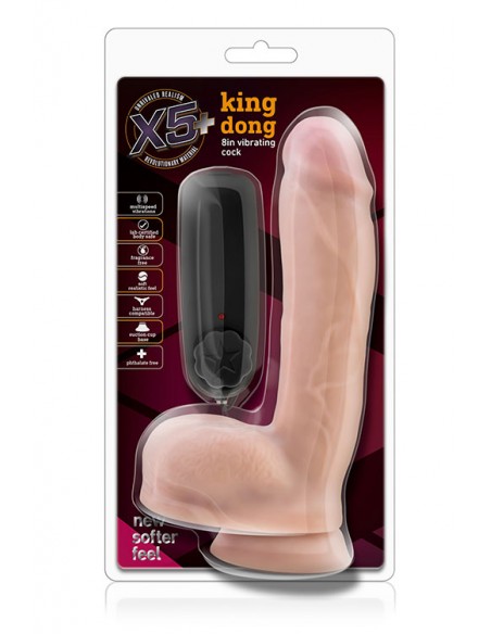 X5 PLUS KING DONG 8INCH VIBRATING COCK