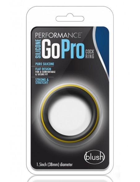 PERFORMANCE SILICONE GO PRO COCK RING BLACK/YELLOW