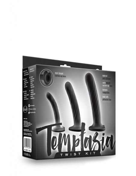 TEMPTASIA TWIST KIT SET OF THREE BLACK