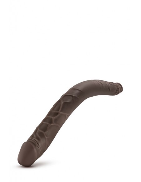 DR. SKIN 16INCH DOUBLE DILDO CHOCOLATE