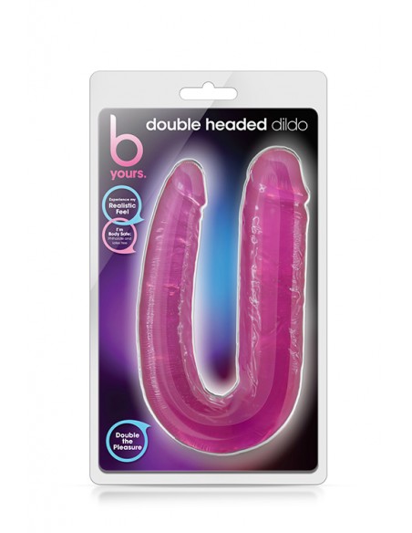 B YOURS DOUBLE HEADED DILDO PINK