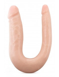 DR. SKIN SILICONE DR. DOUBLE 12 INCH DOUBLE DONG VANILLA