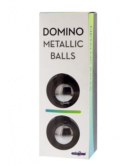 DOMINO METALLIC BALLS - SILVER