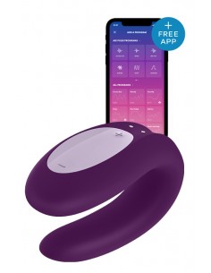 SATISFYER DOUBLE JOY PURPLE