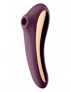 SATISFYER DUAL KISS WINE RED